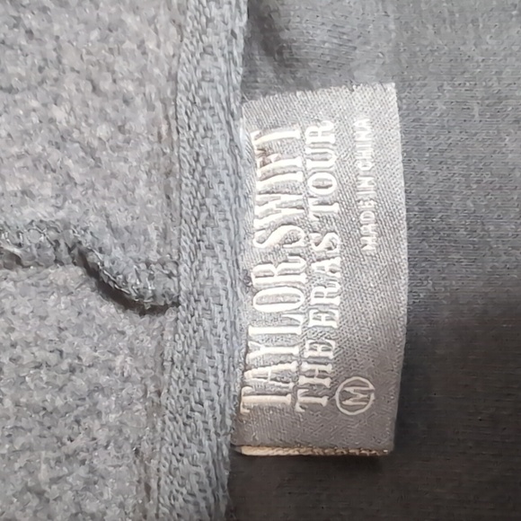 Taylor Swift Eras Tour Official Oversized Hoodie Size Medium In Dark Gray - Picture 3 of 12